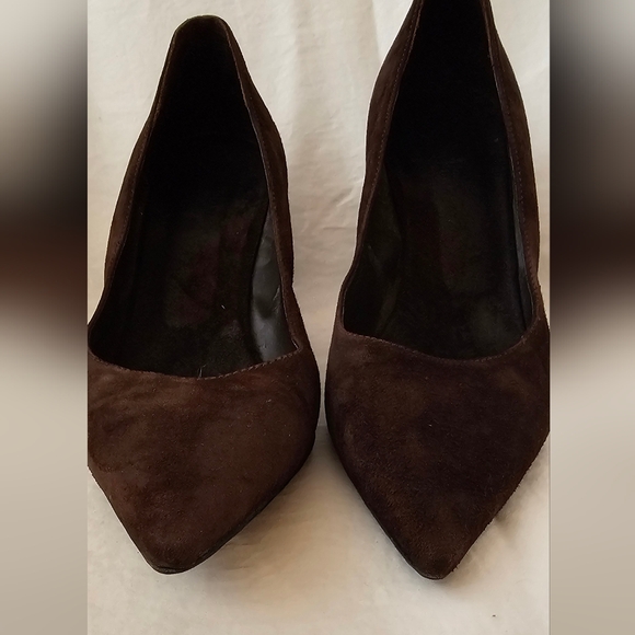 Primadonna Shoes Brown Espresso Suede Calf  Pump Size 39.   B-4 - Picture 6 of 9